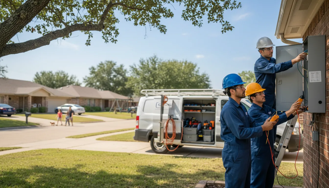 Certified electrician providing emergency electrical services in Lacombe, LA